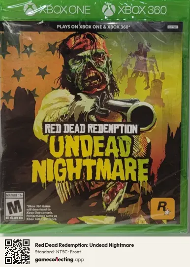 Red Dead Redemption: Undead Nightmare Xbox 360, NTSC box front