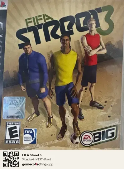 FIFA Street 3 PlayStation 3, NTSC box front