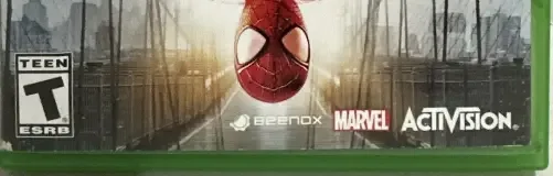 The Amazing Spider-Man 2, the ESRB box on its front