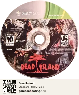 Dead Island Xbox 360, NTSC disc