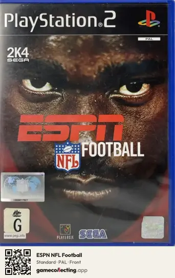 ESPN NFL Football PlayStation 2, PAL box front