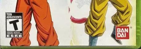 Dragon Ball Z Budokai HD Collection, the ESRB box on its front