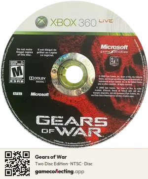Gears of War Xbox 360, NTSC disc