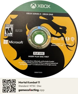 Mortal Kombat 11 Xbox Series X, NTSC disc