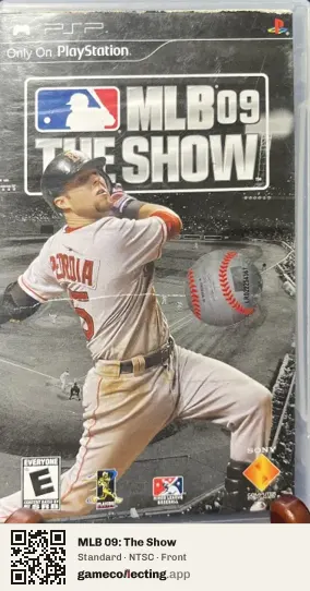 MLB 09: The Show PlayStation Portable, NTSC box front
