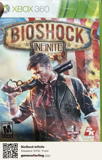 BioShock Infinite Xbox 360, NTSC box front