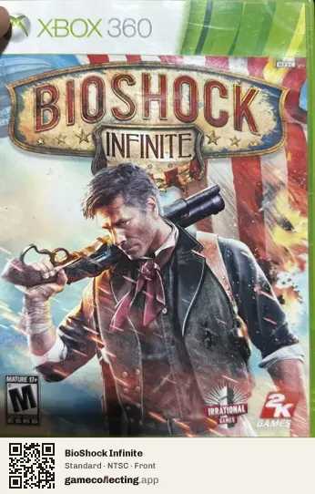 BioShock Infinite Xbox 360, NTSC box front