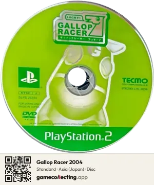 Gallop Racer 2004 PlayStation 2, Asia disc