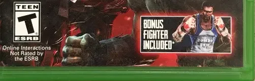 Killer Instinct, the ESRB box on its front