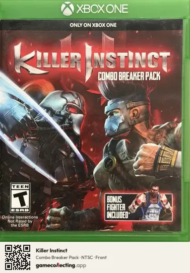 Killer Instinct Xbox One, NTSC box front