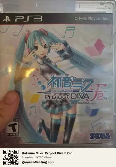 Hatsune Miku: Project Diva F 2nd PlayStation 3, NTSC box front