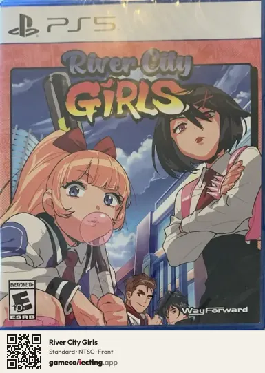 River City Girls PlayStation 5, NTSC box front
