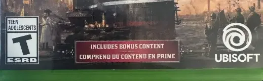 Anno 1800, the ESRB box on its front