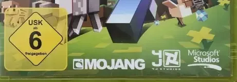 Minecraft: Xbox 360 Edition, the USK square on its front