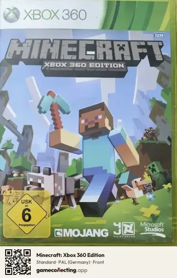 Minecraft: Xbox 360 Edition Xbox 360, Germany box front