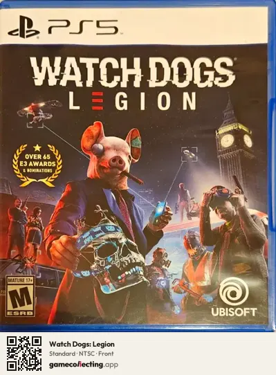 Watch Dogs: Legion PlayStation 5, NTSC box front