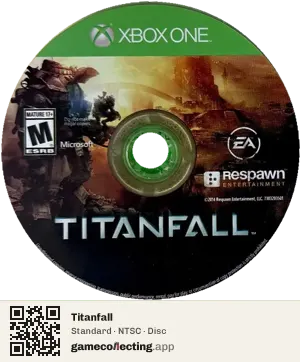 Titanfall Xbox One, NTSC disc