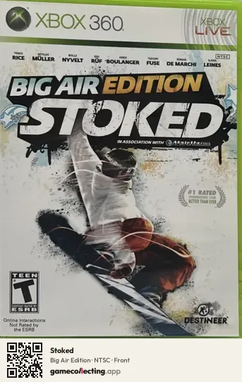Stoked Xbox 360, NTSC box front