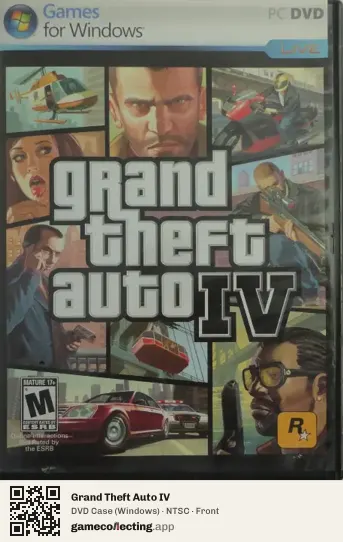 Grand Theft Auto IV Computer, NTSC box front