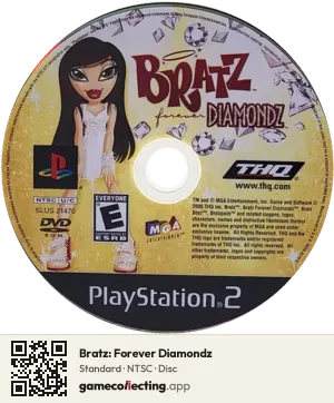 Bratz: Forever Diamondz PlayStation 2, NTSC disc