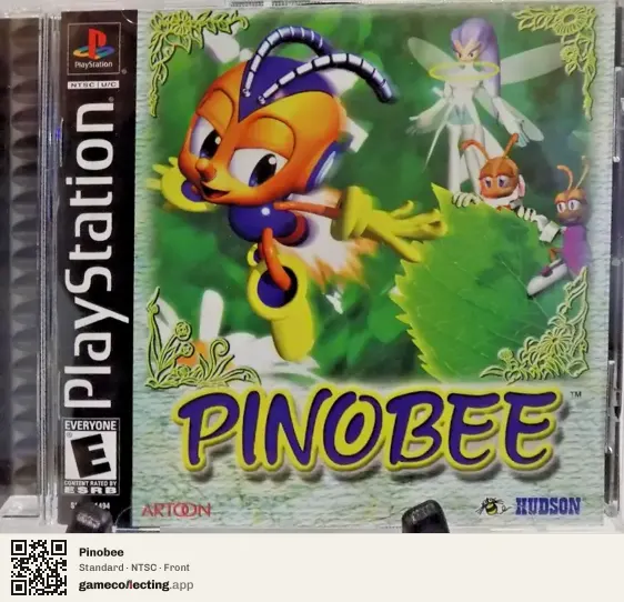Pinobee PlayStation, NTSC box front
