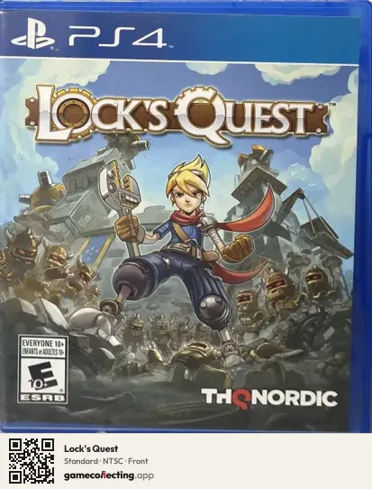 Lock's Quest PlayStation 4, NTSC box front