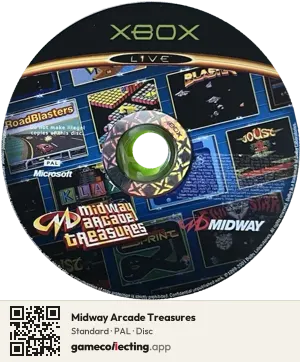 Midway Arcade Treasures Xbox, PAL disc