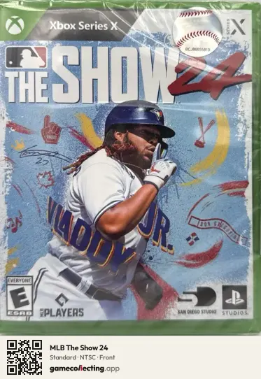 MLB The Show 24 Xbox Series X, NTSC box front