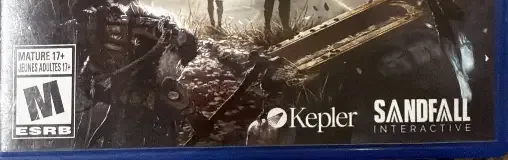 Clair Obscur: Expedition 33, the ESRB box on its front