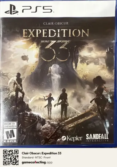 Clair Obscur: Expedition 33 PlayStation 5, NTSC box front