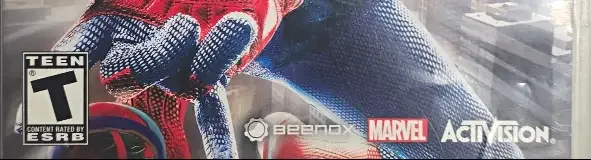 The Amazing Spider-Man, the ESRB box on its front