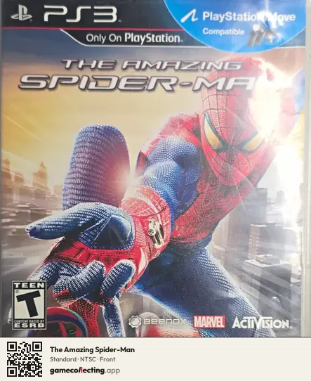 The Amazing Spider-Man PlayStation 3, NTSC box front