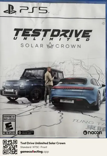 Test Drive Unlimited Solar Crown PlayStation 5, NTSC box front