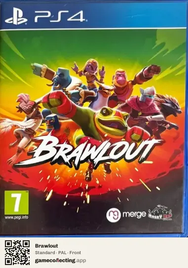 Brawlout PlayStation 4, PAL box front