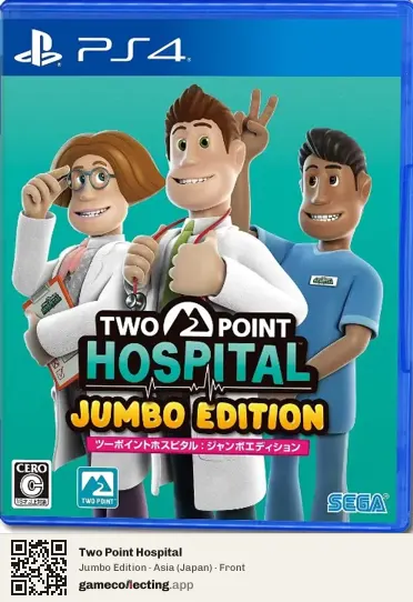 Two Point Hospital PlayStation 4, Asia box front