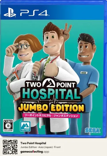 Two Point Hospital PlayStation 4, Asia box front