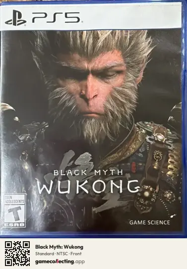 Black Myth: Wukong PlayStation 5, NTSC box front
