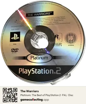 The Warriors PlayStation 2, PAL disc