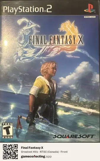 Final Fantasy X PlayStation 2, Canada box front