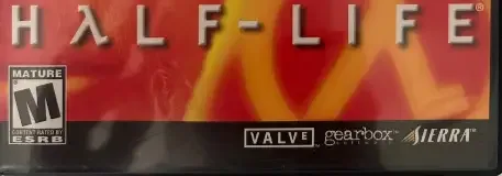 Half-Life, the ESRB box on its front