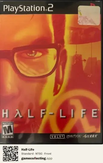 Half-Life PlayStation 2, NTSC box front