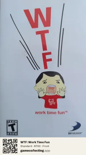 WTF: Work Time Fun PlayStation Portable, NTSC box front