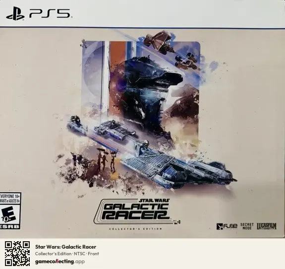 Star Wars: Galactic Racer PlayStation 5, NTSC box front