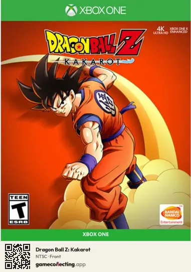 Dragon Ball Z: Kakarot Xbox One, NTSC box front