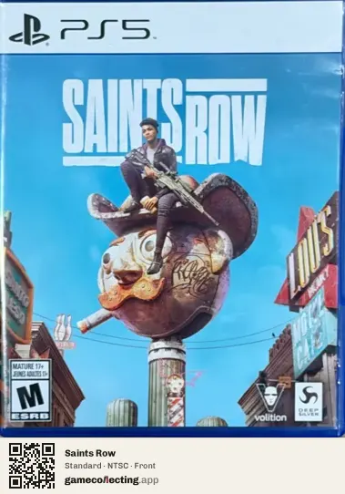 Saints Row PlayStation 5, NTSC box front