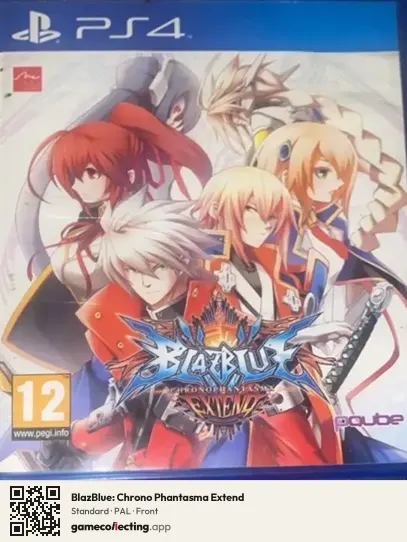 BlazBlue: Chrono Phantasma Extend PlayStation 4, PAL box front