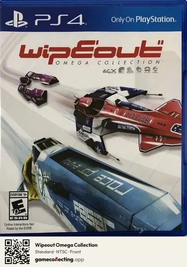 Wipeout Omega Collection PlayStation 4, NTSC box front