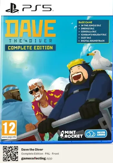 Dave the Diver PlayStation 5, PAL box front