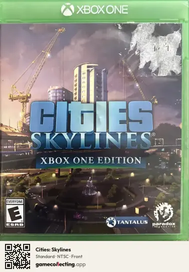 Cities: Skylines Xbox One, NTSC box front