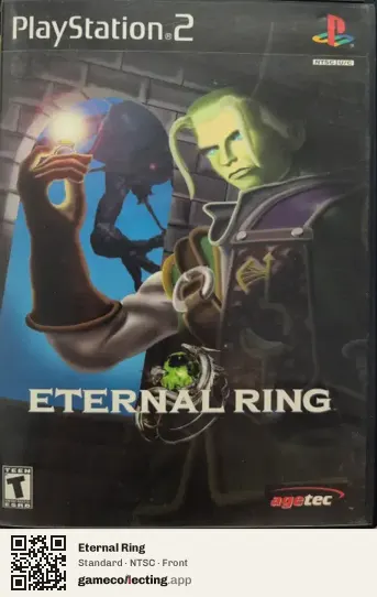 Eternal Ring PlayStation 2, NTSC box front